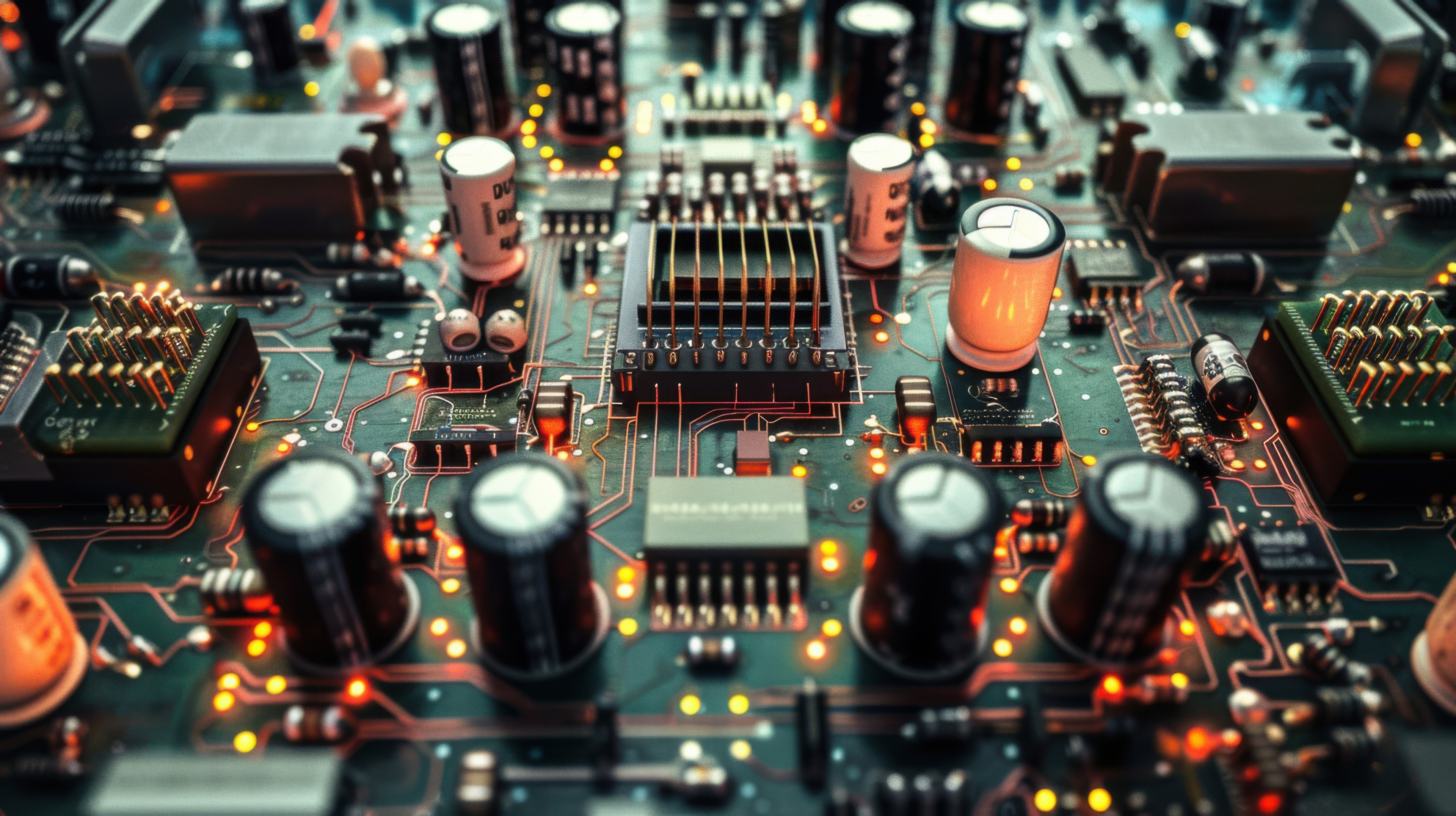 Electronic components background